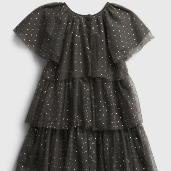 BabyGap Toddler Glitter Tiered Dress 2T - Picture 2 of 15